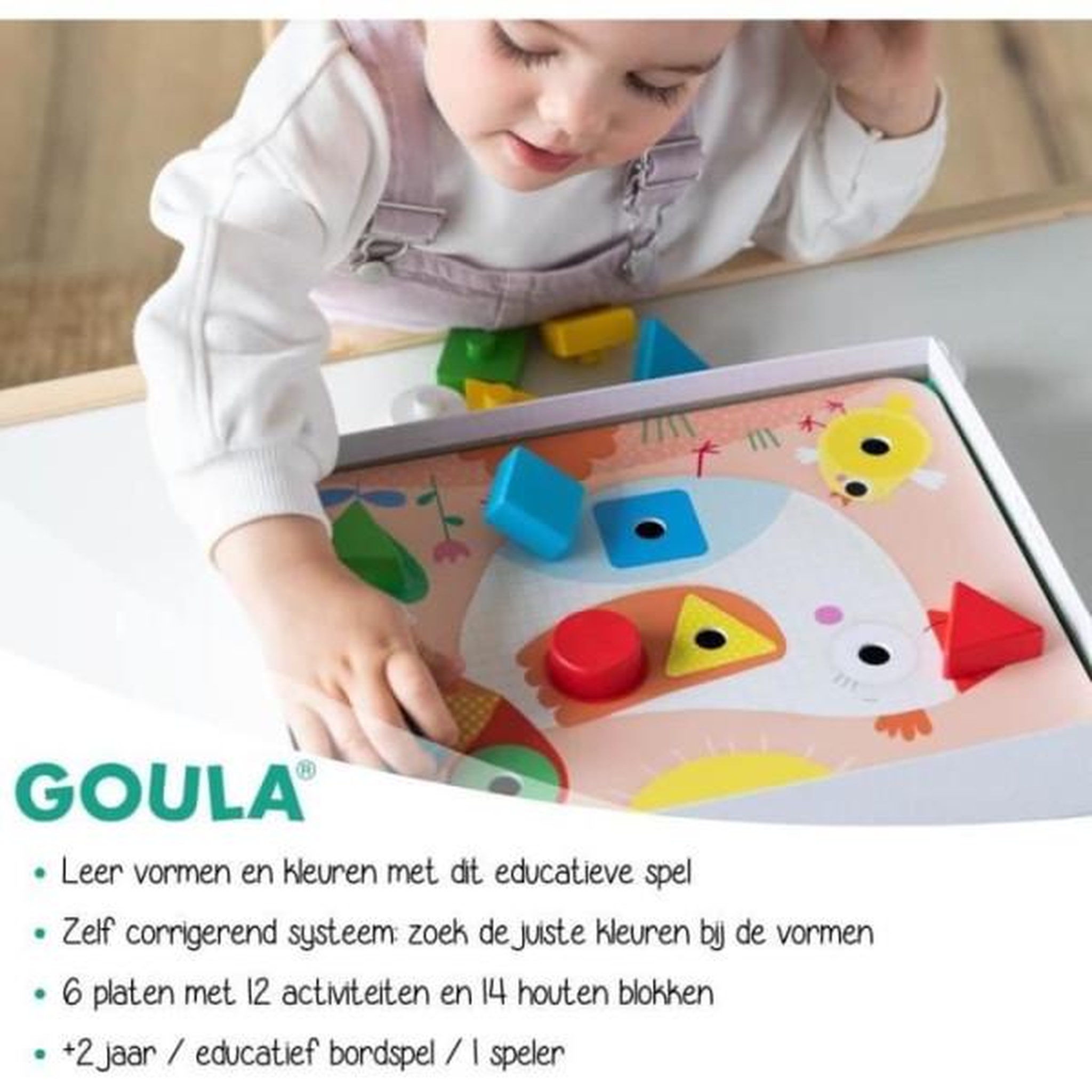 Voir la diapositive 2 : Goula BABY SHAPES GOULA - Jeux d'apprentissage