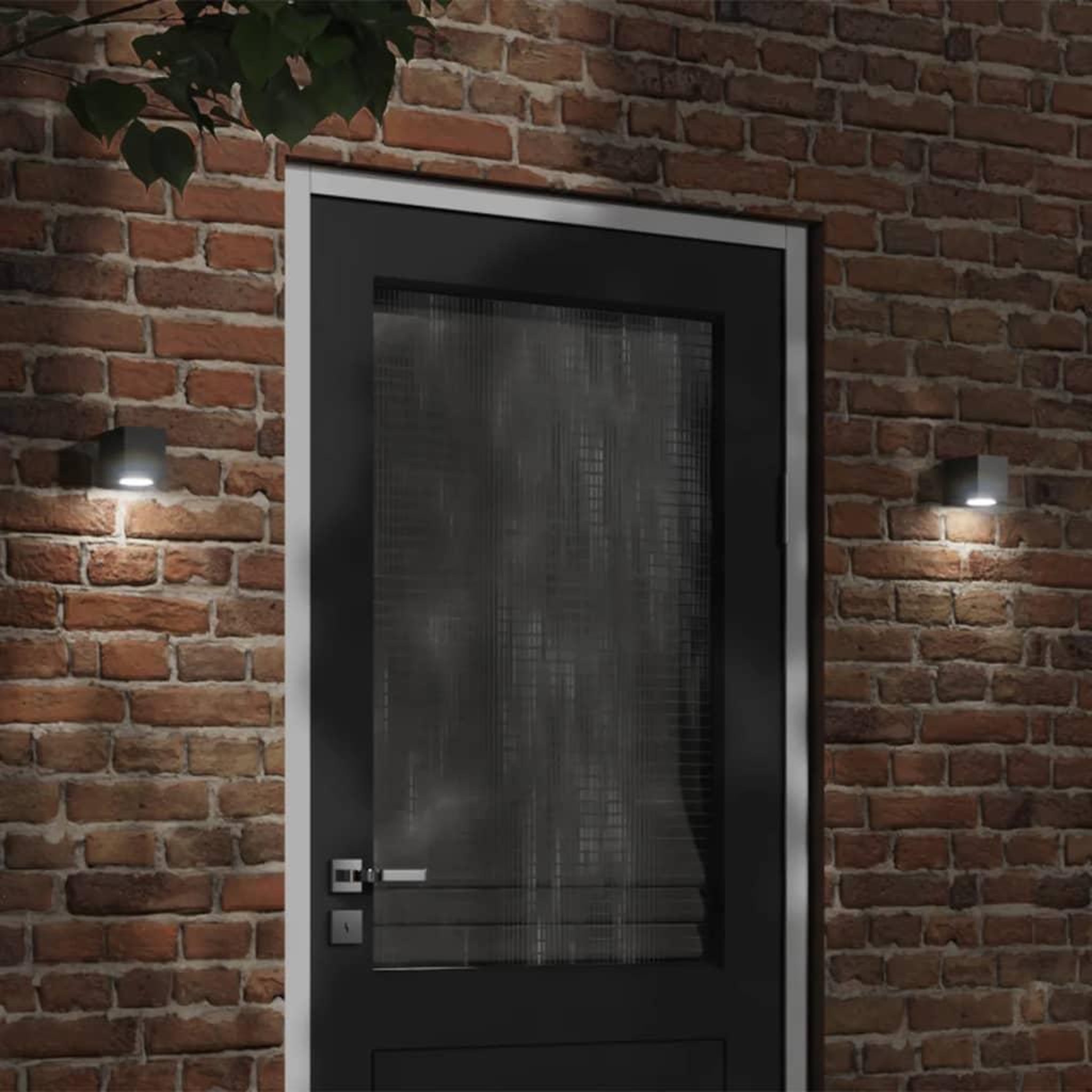 Voir la diapositive 1 : VIDAXL Applique murale d'exterieur aluminium moule sous pression