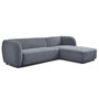 Voir la diapositive 2 : Paris Prix Canapé d'Angle Réversible Bouclette  Jerry  287cm Gris