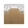 Voir la diapositive 3 : SOLEIL D'OCRE Parure housse de couette 140x200 cm en coton 57 Fils ESPRIT DE FAMILLE taupe, par Soleil d'ocre