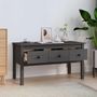 Voir la diapositive 3 : VIDAXL Table basse Gris 102x49x55 cm Bois massif de pin