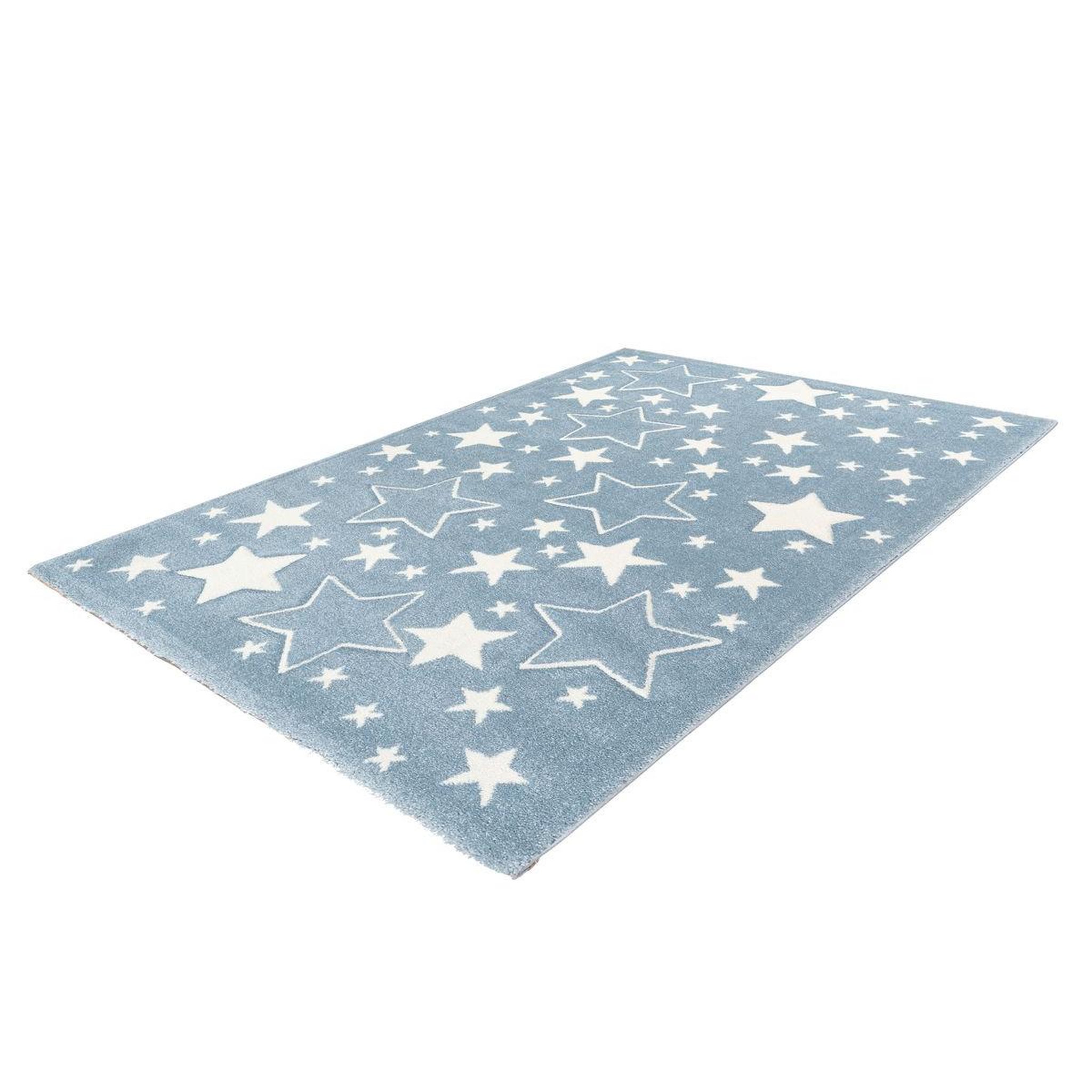 Voir la diapositive 4 : Paris Prix Tapis de Chambre Enfant Étoiles  Tamworth  Bleu
