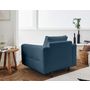 Voir la diapositive 2 : LISA DESIGN Rune - fauteuil - en tissu bouclette