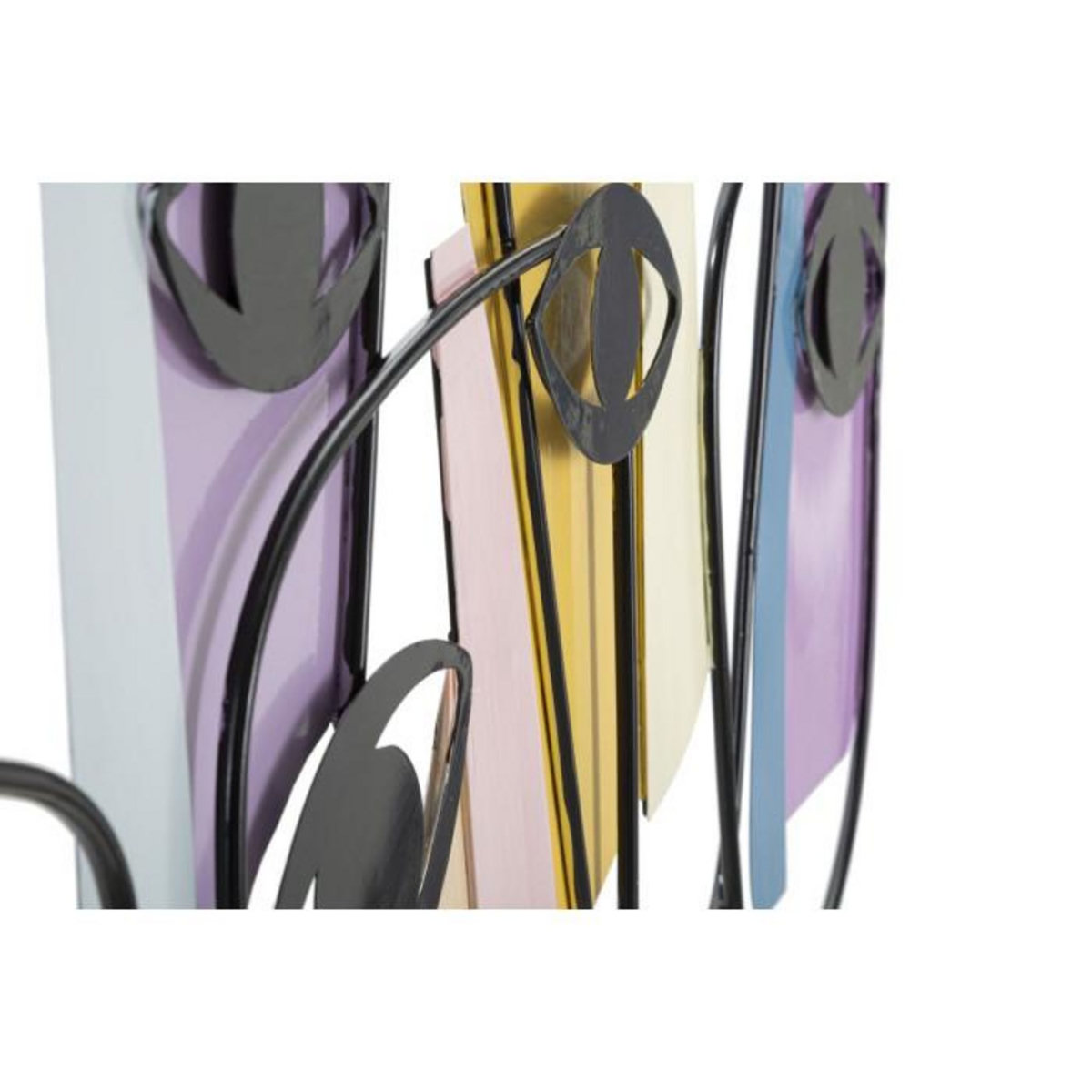 Paris Prix Décoration Murale en Métal  Eyes  120cm Multicolore