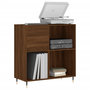Voir la diapositive 3 : VIDAXL Armoire a disques chene marron 84,5x38x89 cm bois d'ingenierie