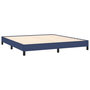 Voir la diapositive 4 : VIDAXL Cadre de lit sans matelas bleu 160x200 cm tissu