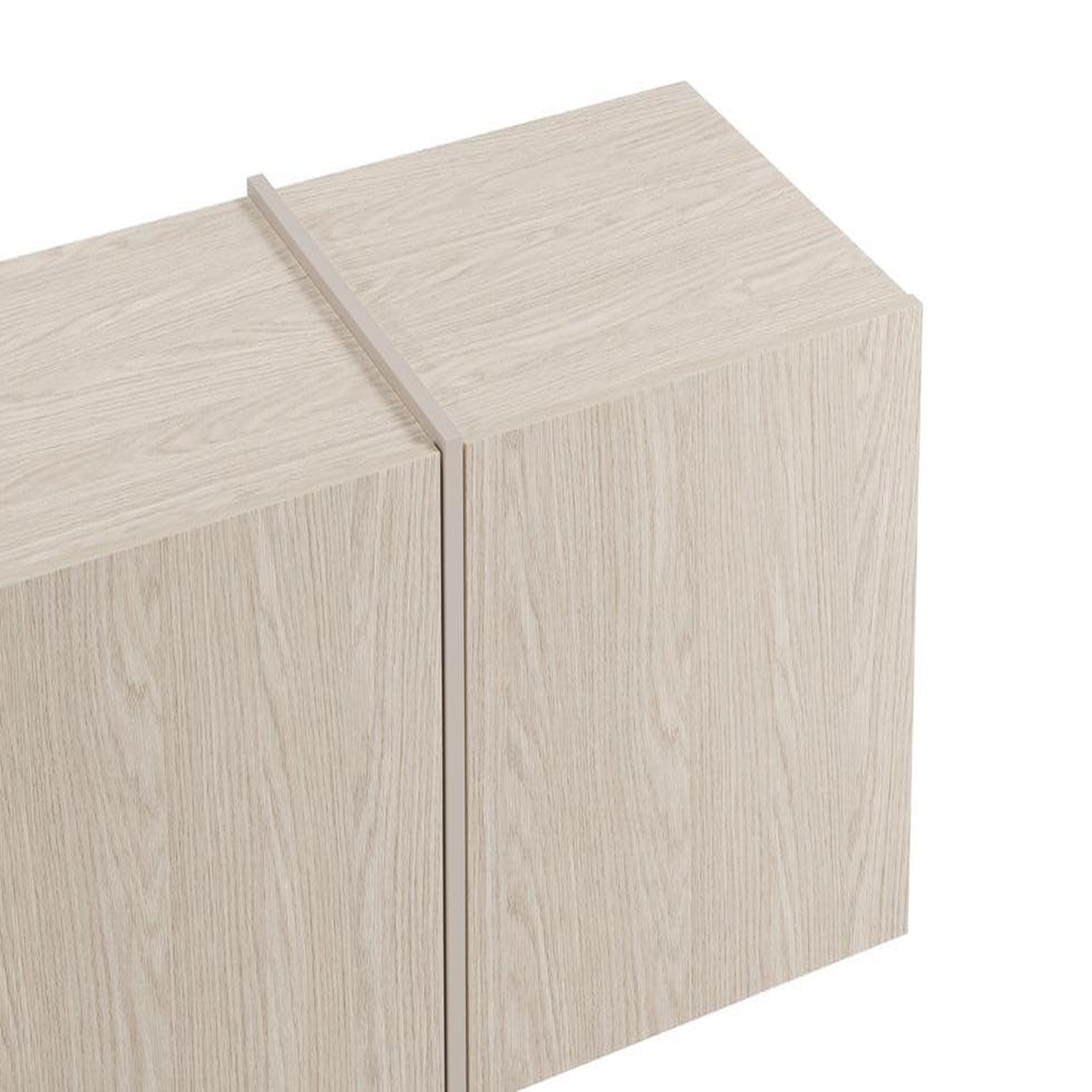 Voir la diapositive 4 : CASANOVA PARIS Hanna - meuble tv 177cm en mélamine beige