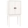 Voir la diapositive 5 : VIDAXL Buffet haut Blanc 60x40x120 cm Bois massif de pin