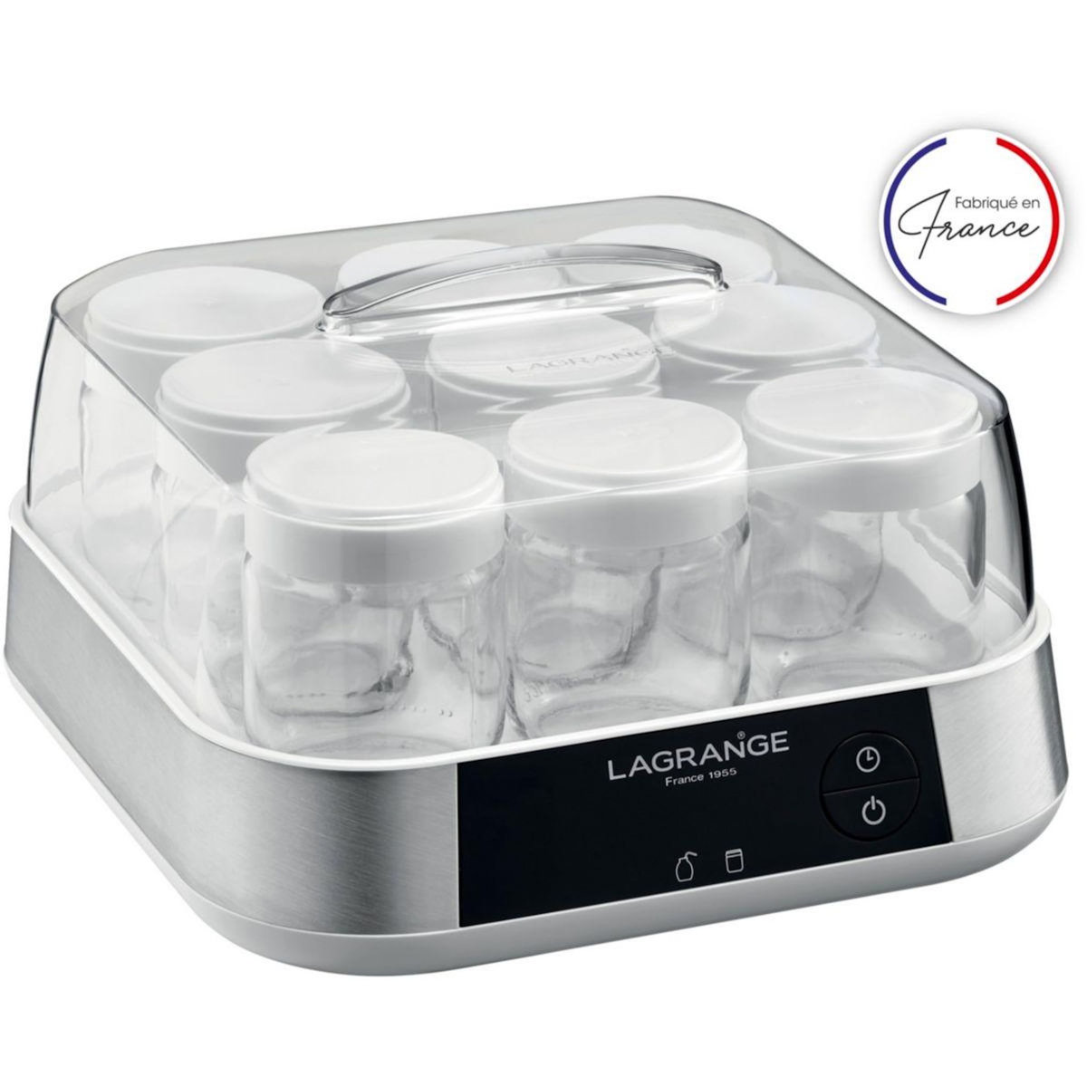 LAGRANGE Yaourtière et fromagère ligne + goupillon et entonnoir 459605