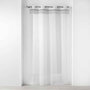 Voir la diapositive 1 : Paris Prix Rideau Voilage à Œillets  Nikita  140x280cm Blanc