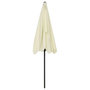 Voir la diapositive 5 : VIDAXL Parasol de plage jaune sable 200x125 cm