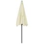 Voir la diapositive 5 : VIDAXL Parasol de plage jaune sable 200x125 cm