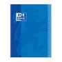 OXFORD Répertoire 17x22cm - 192 pages - Petits carreaux 5x5 - Bleu