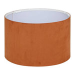 ATMOSPHERA Abat-Jour en Velours  Beline  30cm Terracotta