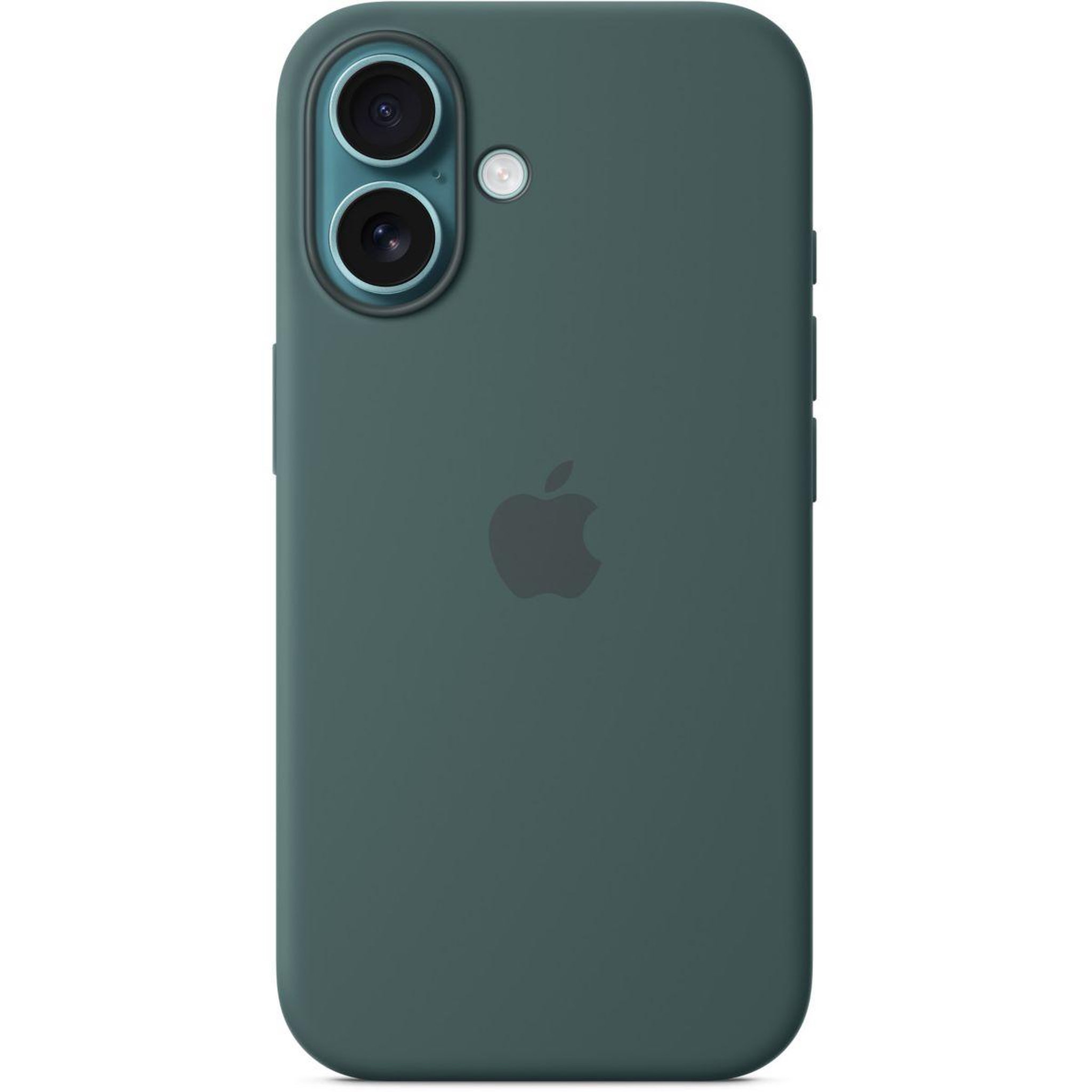 Voir la diapositive 2 : APPLE Coque iPhone 16 MagSafe Vert lacustre Silicone