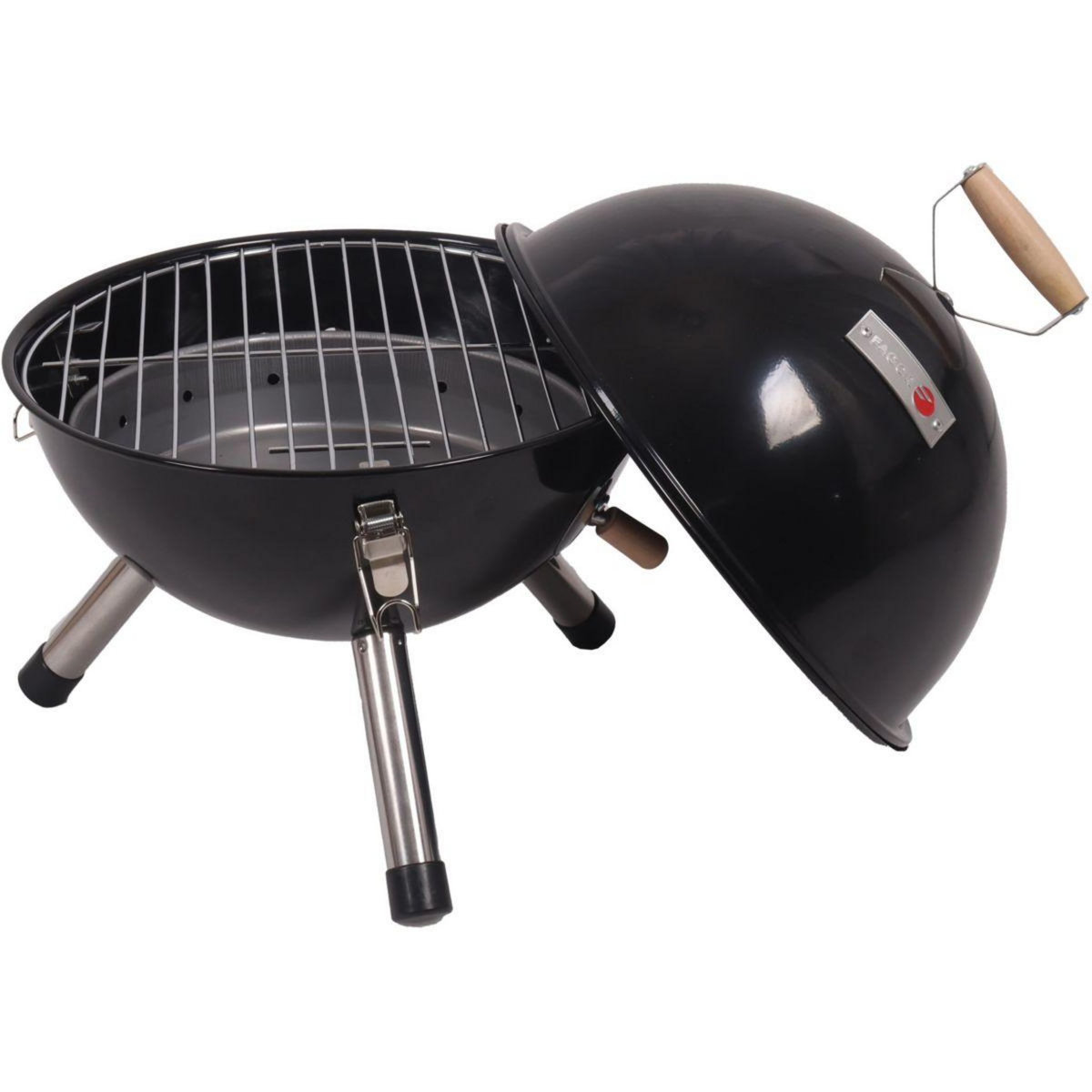 Fagor Barbecue charbon FG996 noir à poser 29cm