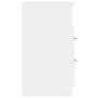Voir la diapositive 5 : VIDAXL Tables de chevet 2 pcs Blanc Bois d'ingenierie