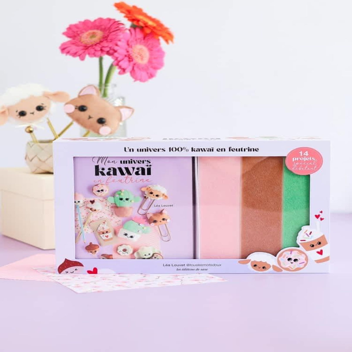 COFFRET MON UNIVERS KAWAI EN FEUTRINE, Louvet Léa