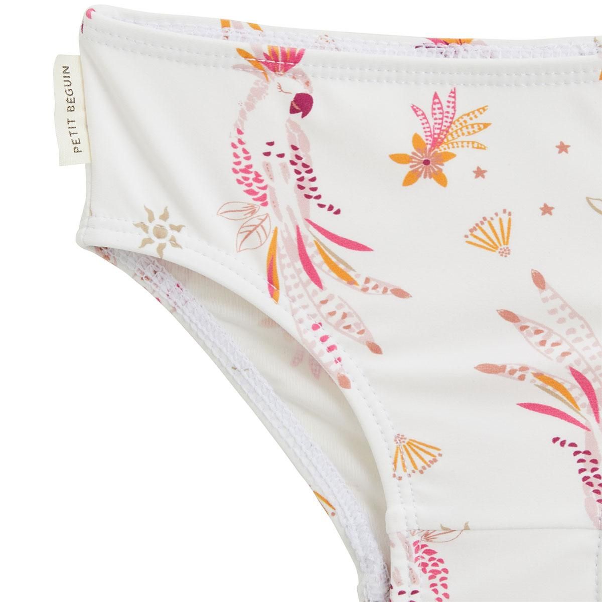 Petit Béguin Maillot de bain bébé 2 pièces t-shirt de protection UV & culotte Fiesta