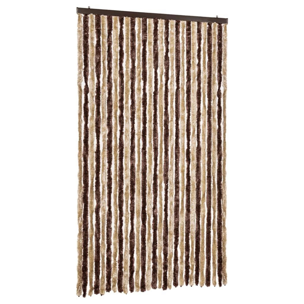 VIDAXL Moustiquaire beige et marron clair 118x220 cm chenille