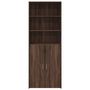 Voir la diapositive 4 : VIDAXL Buffet haut chene marron 70x42,5x185 cm bois d'ingenierie