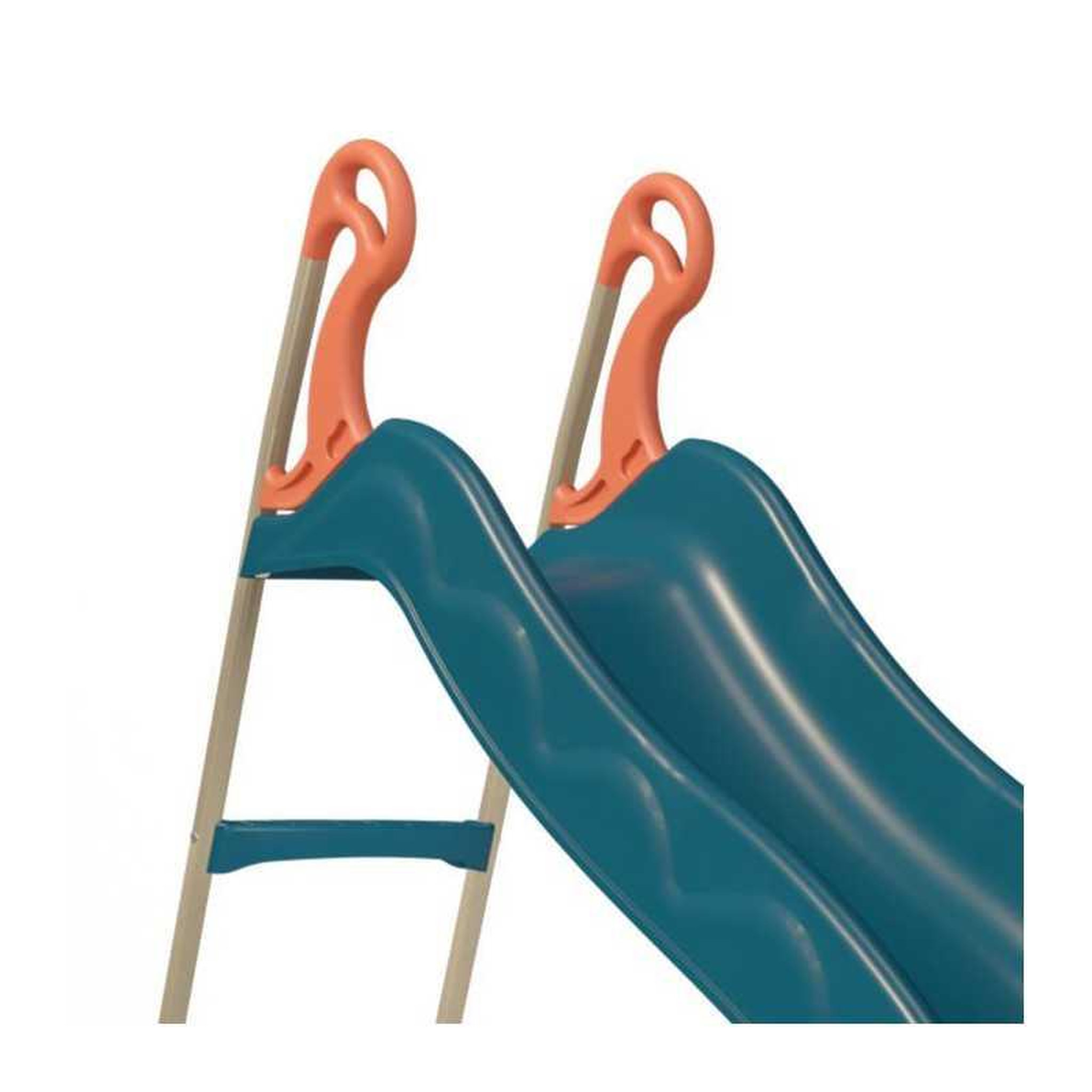 Voir la diapositive 4 : Trigano Aleo by trigano valou toboggan extérieur enfant 3,80 m bleu et corail