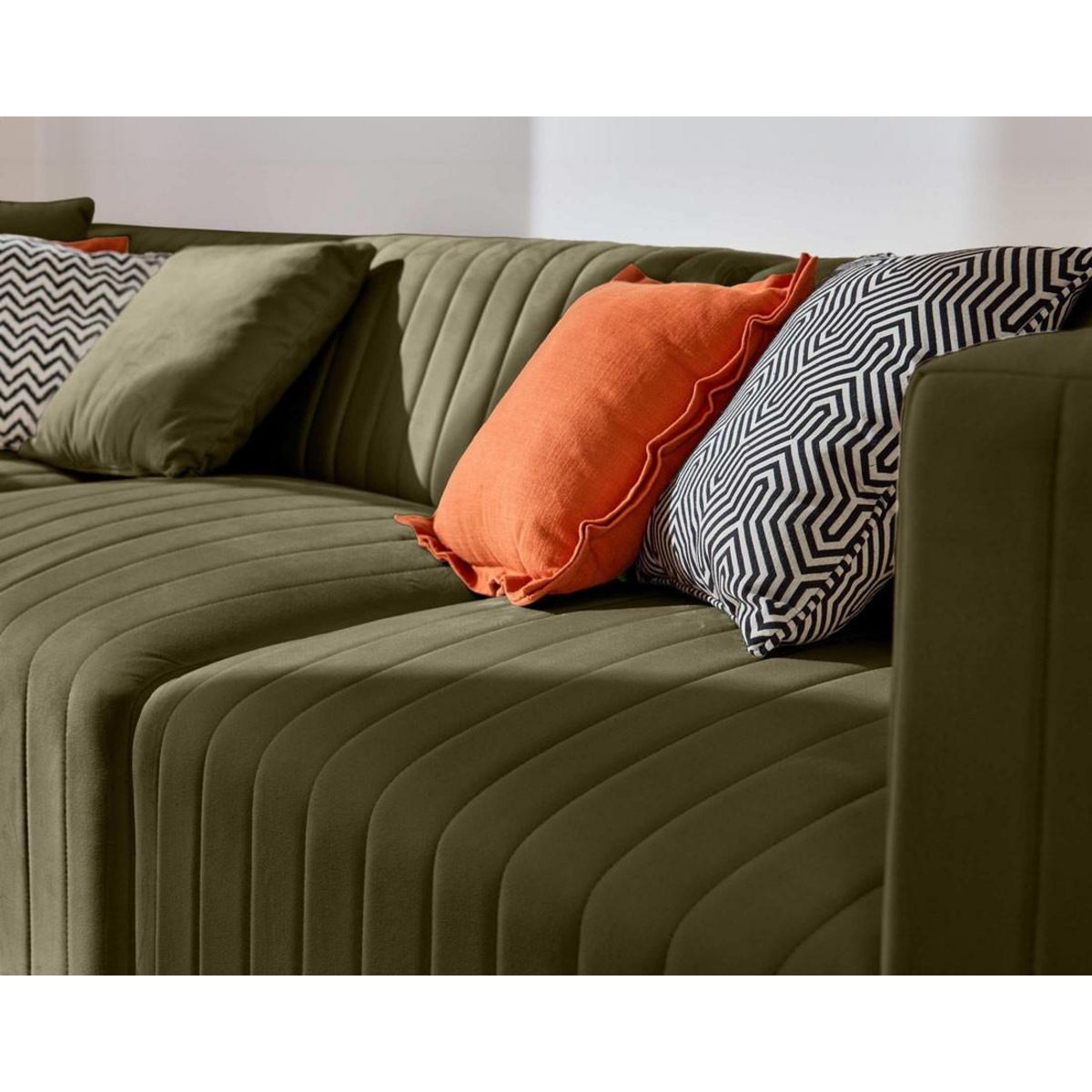 LISA DESIGN Nova - canapé modulable 3 places - en velours