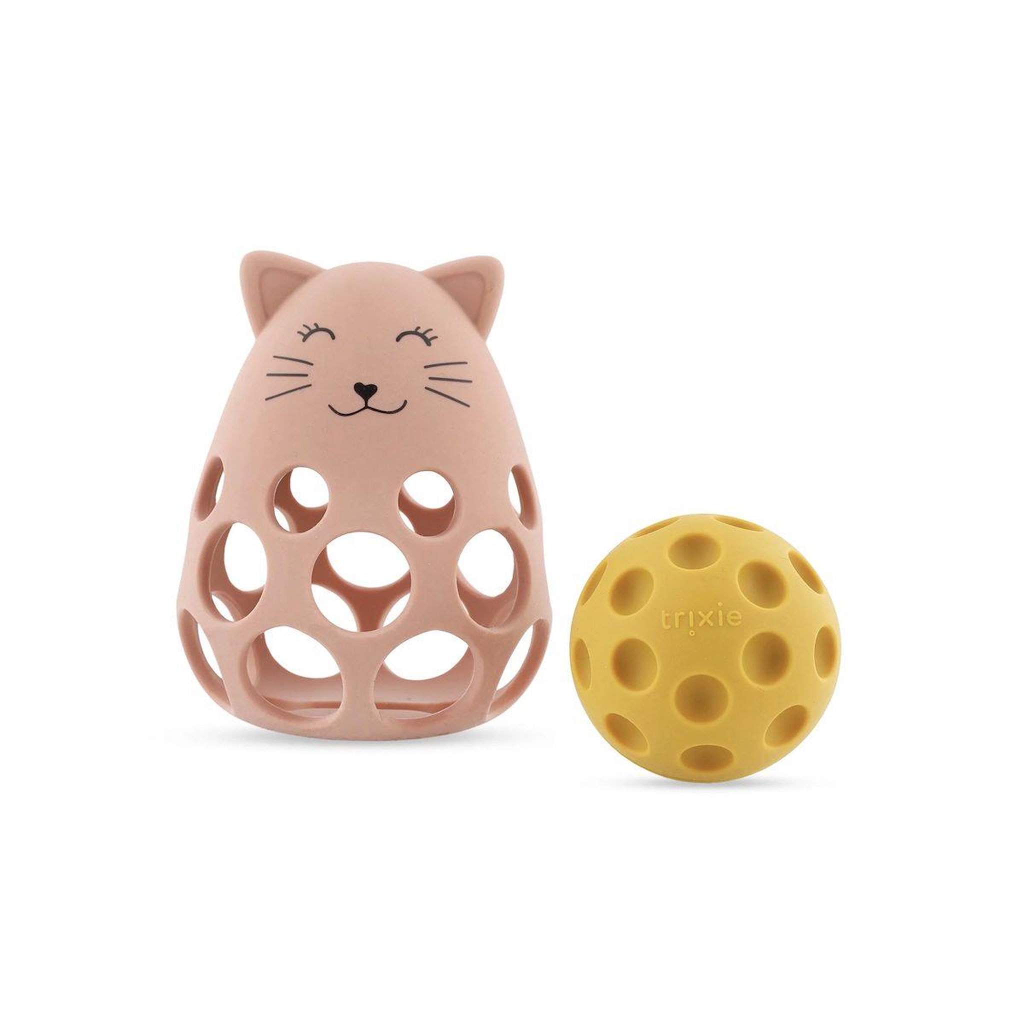 Voir la diapositive 2 : Trixie Hochet sensoriel - chat - trixie