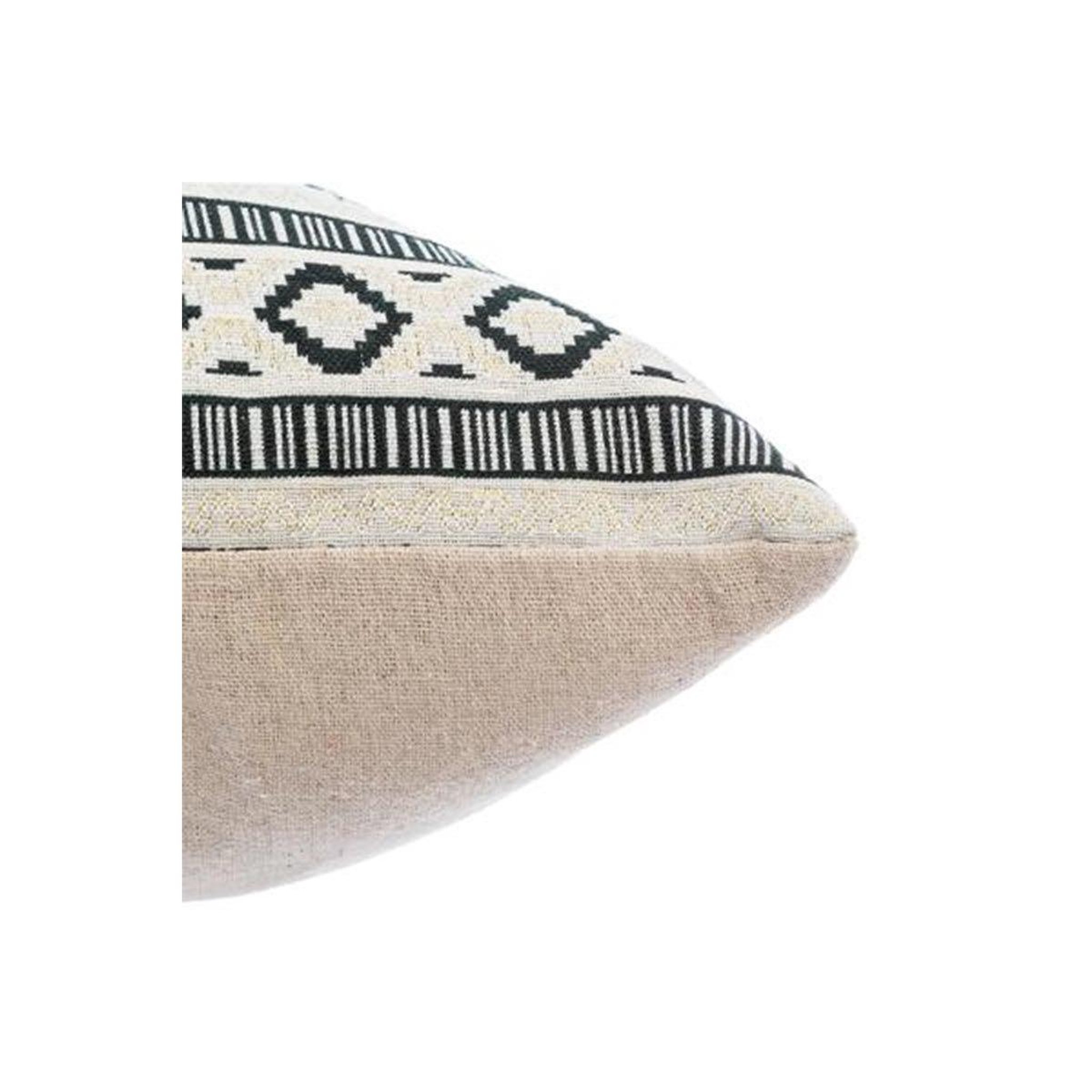 Voir la diapositive 3 : ATMOSPHERA Coussin déco déhoussable  ethniko  40x40cm vert
