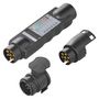 Voir la diapositive 1 : PROPLUS Fiche testeur 7-broches 12 V + 2 adaptateurs ProPlus 343524.