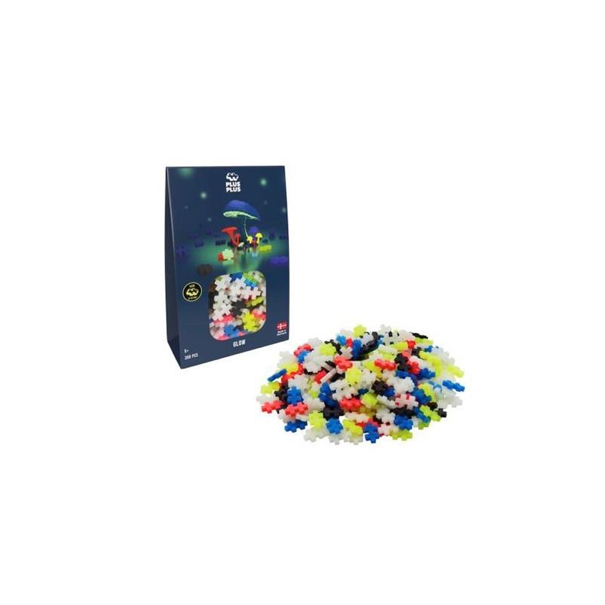 PlusPlus Jeu de construction Plus Plus Recharge Phosphorescent 300 pièces