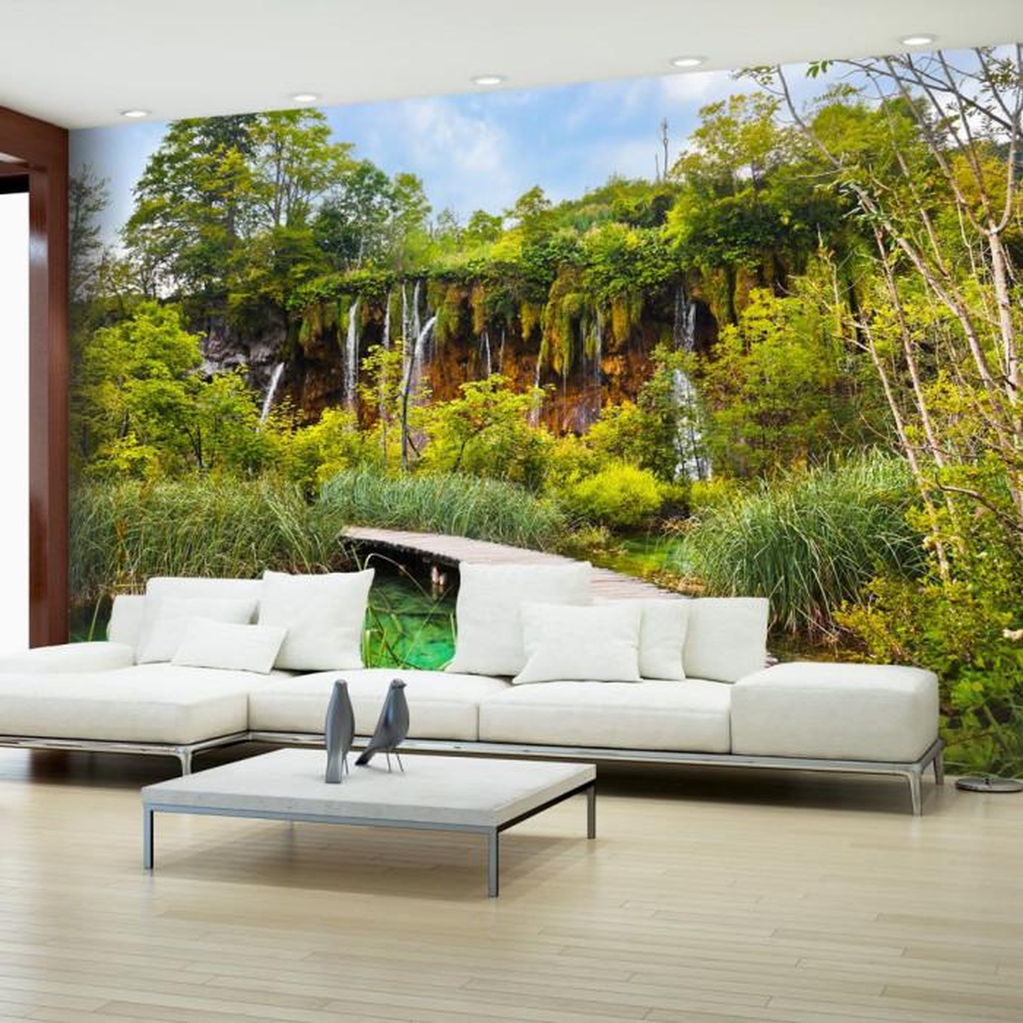 Paris Prix Papier Peint  Green Oasis. Coloris disponibles : Multicolore