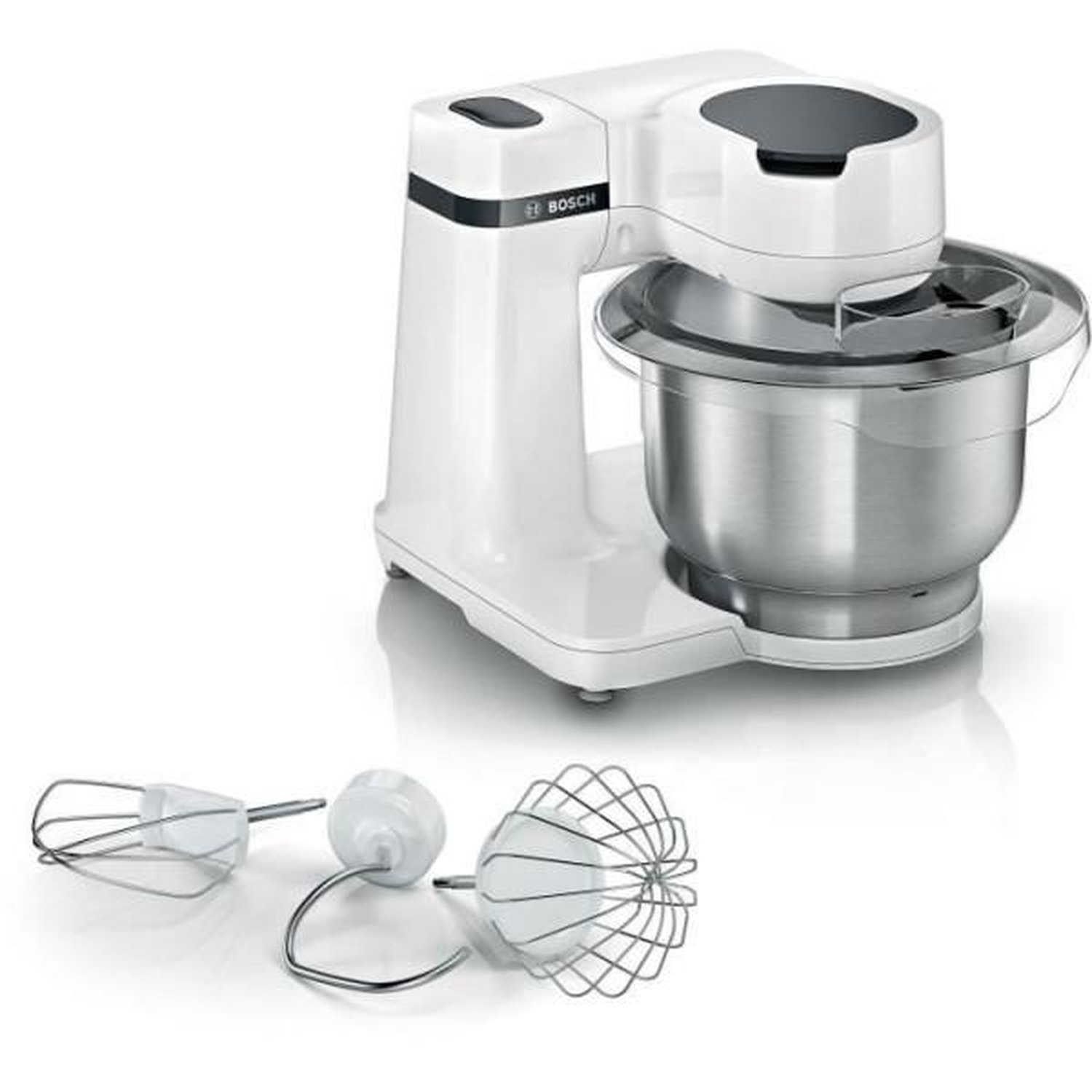 Robot Pâtissier Bosch MUMS2EW00E – 700W, 4 Vitesses, Bol Inox 3,8L - vue 6