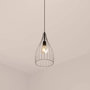 Voir la diapositive 3 : ATMOSPHERA Lampe Suspension en Métal  Jolit  37cm Noir