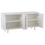 Voir la diapositive 5 : Paris Prix Buffet 4 Portes Design  Remina  160cm Blanc & Or