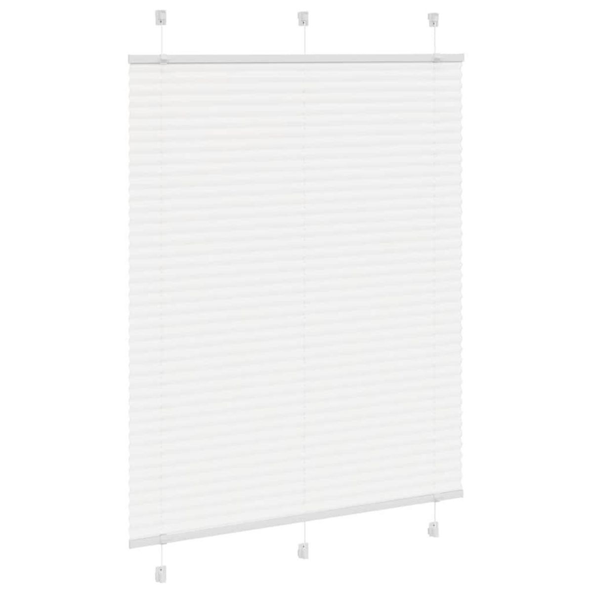 VIDAXL Store plisse blanc 110x100cm largeur du tissu 109,4cm polyester