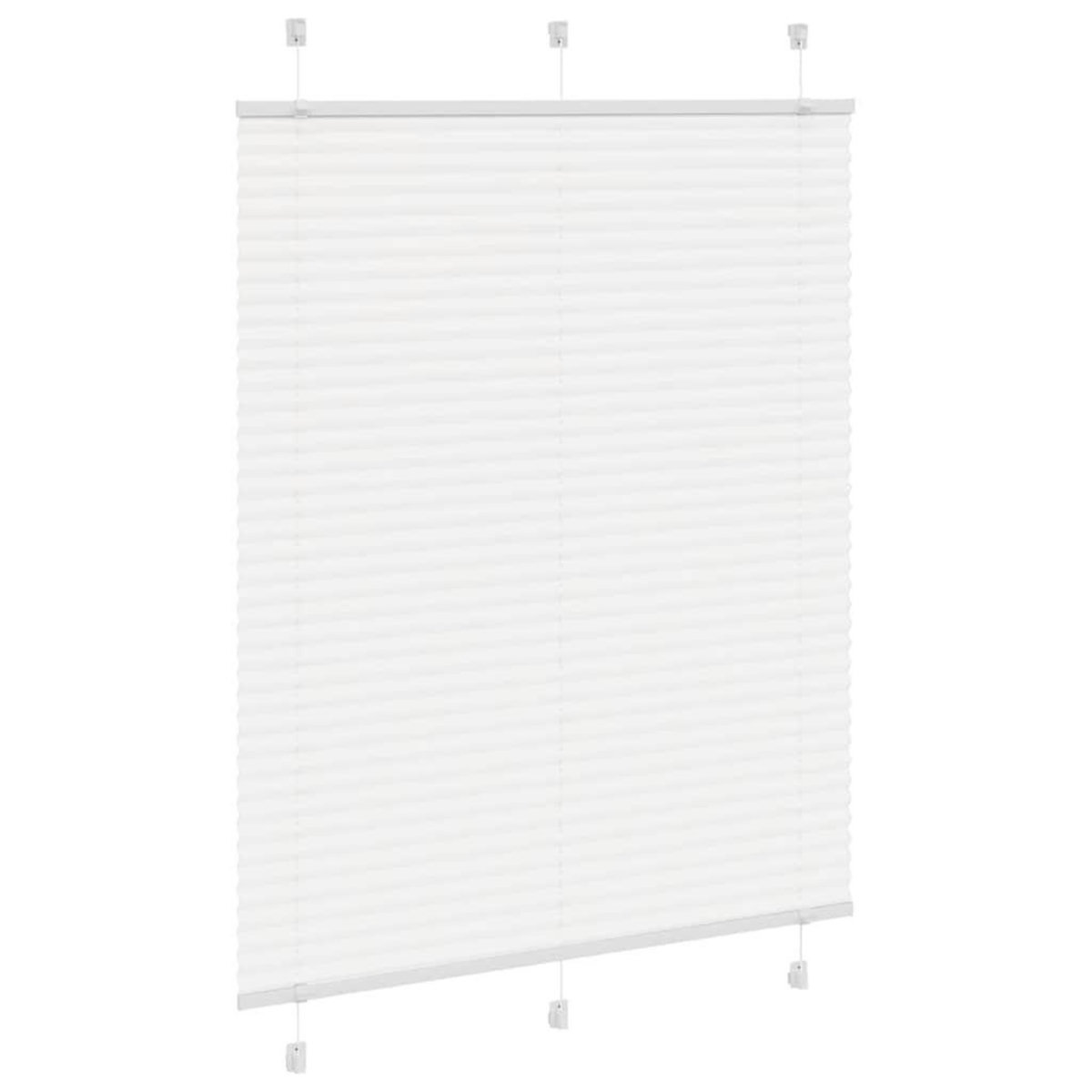 VIDAXL Store plisse blanc 110x100cm largeur du tissu 109,4cm polyester