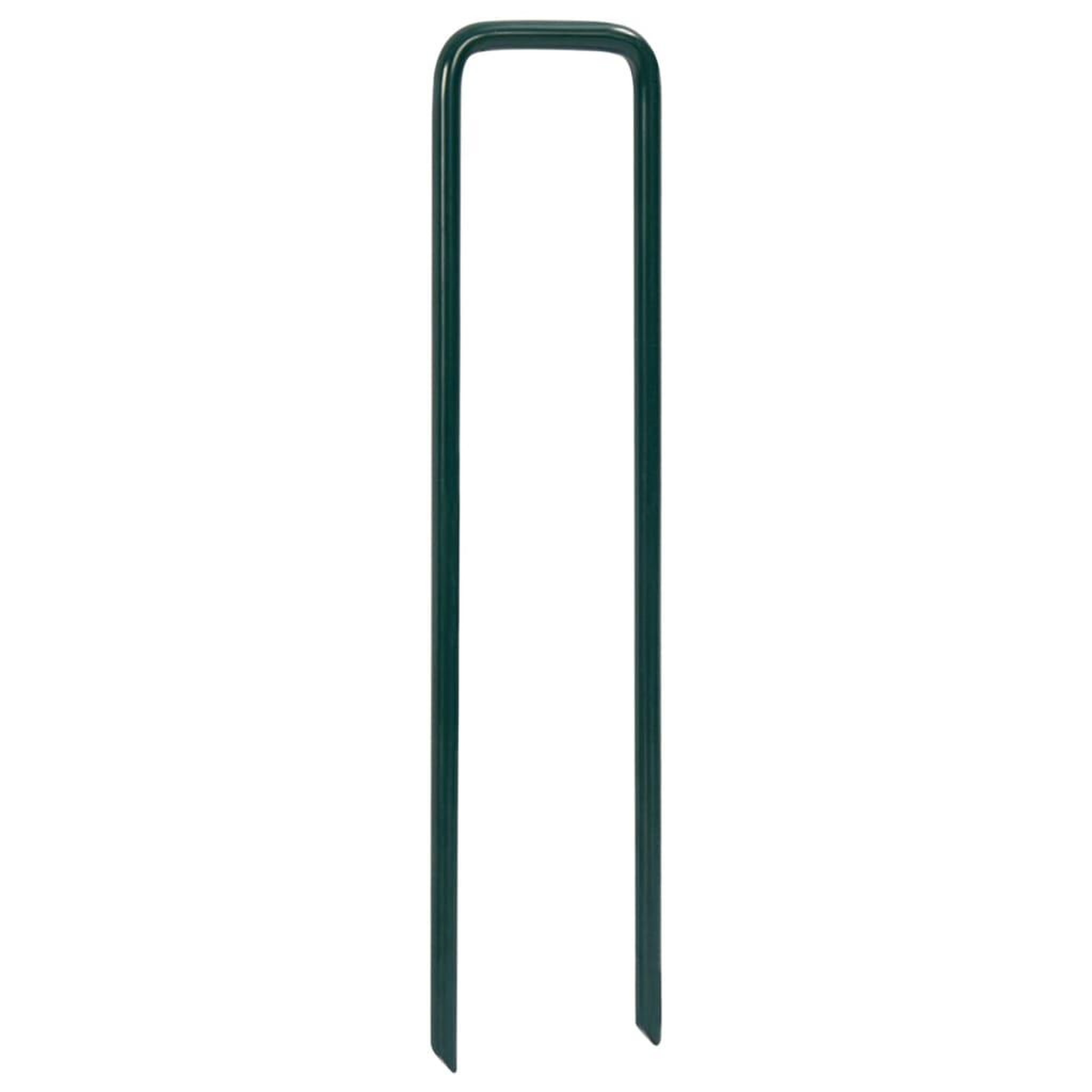 Voir la diapositive 4 : VIDAXL Clous pour gazon artificiel 50 pcs forme de u fer