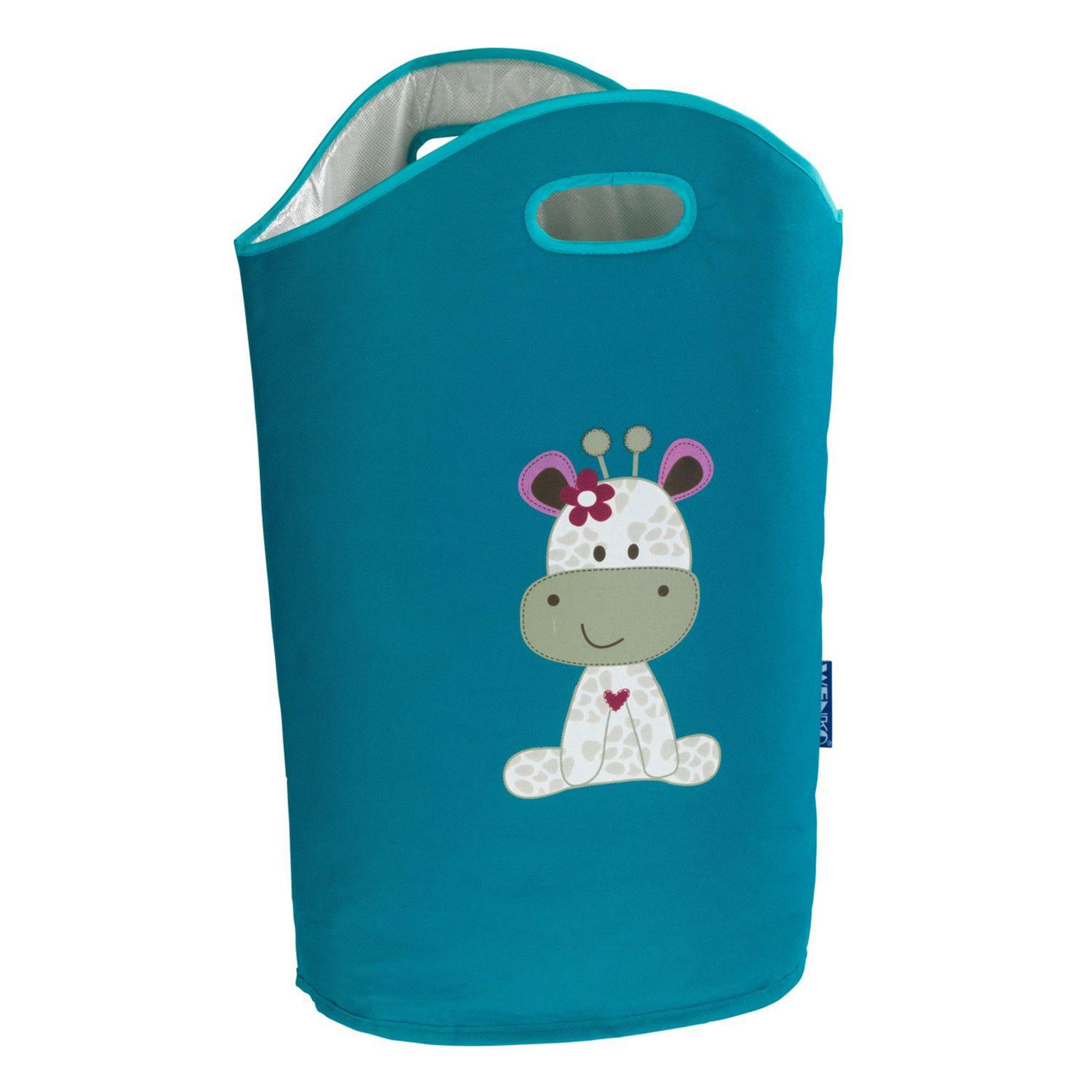 Wenko Panier à linge enfant greta - 40 x h. 52 cm - bleu