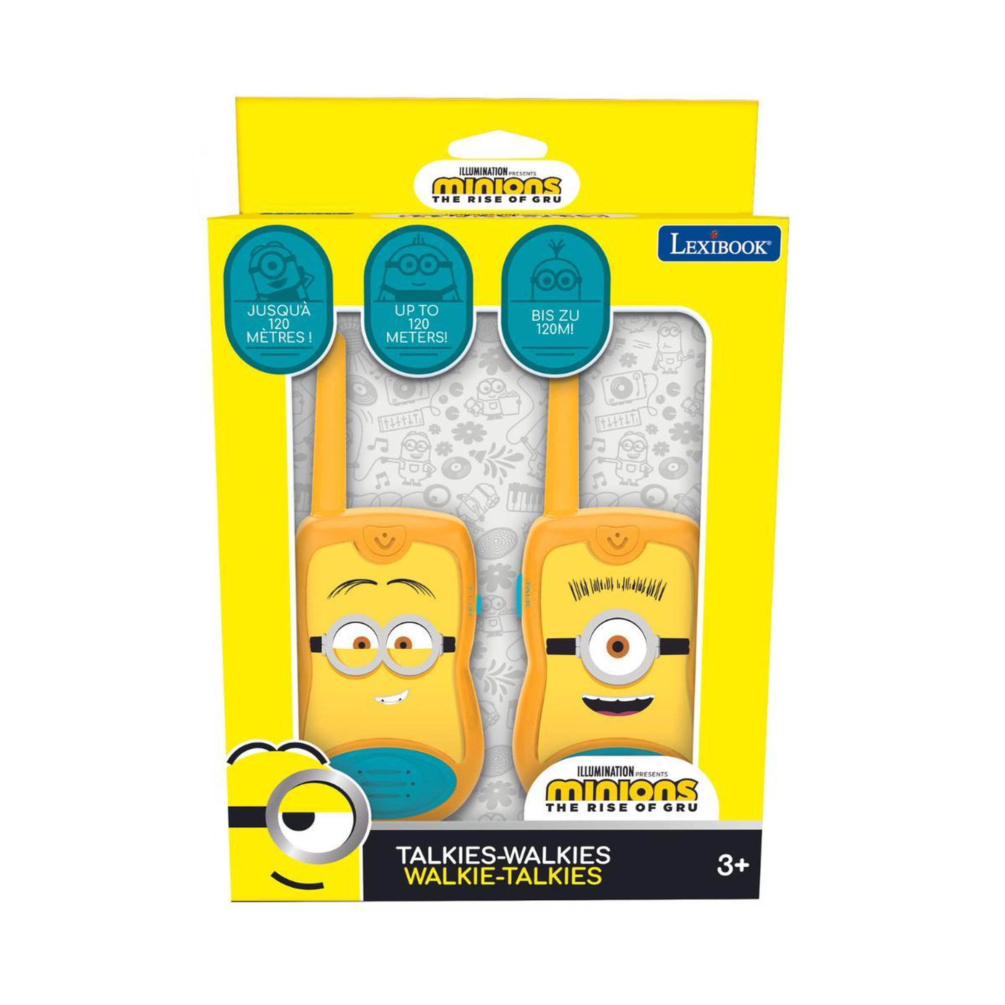 Voir la diapositive 6 : Lexibook Talkies-Walkies Les Minions portée 200m