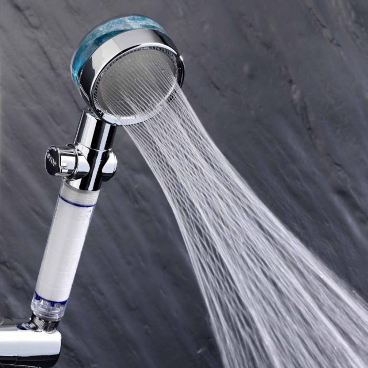 Paris Prix Pommeau de Douche à Hélice  Hydro  25cm Transparent