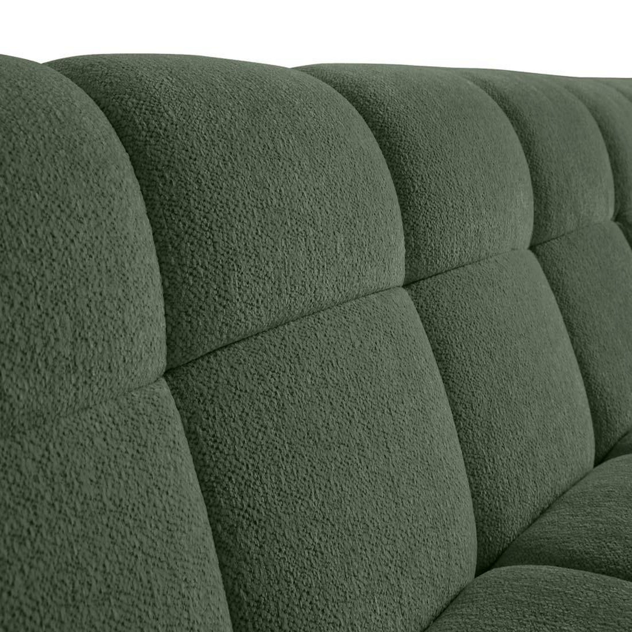 Voir la diapositive 6 : LISA DESIGN Ray - canapé d'angle droit - 4 places - en tissu texturé
