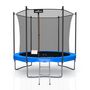 Voir la diapositive 6 : JUMP4FUN Trampoline extérieur Classique ø 244 cm- 8FT- Filet intérieur, Matelas de protection réversible et Echelle