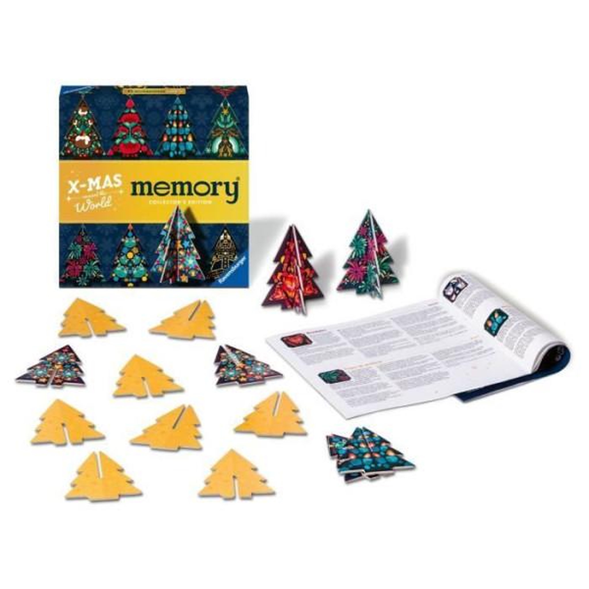 Voir la diapositive 2 : RAVENSBURGER Ravensburger - Collectors' memoryNoël - Un premier jeu éducatif melant observation, association et mémorisation - Des 6 ans -