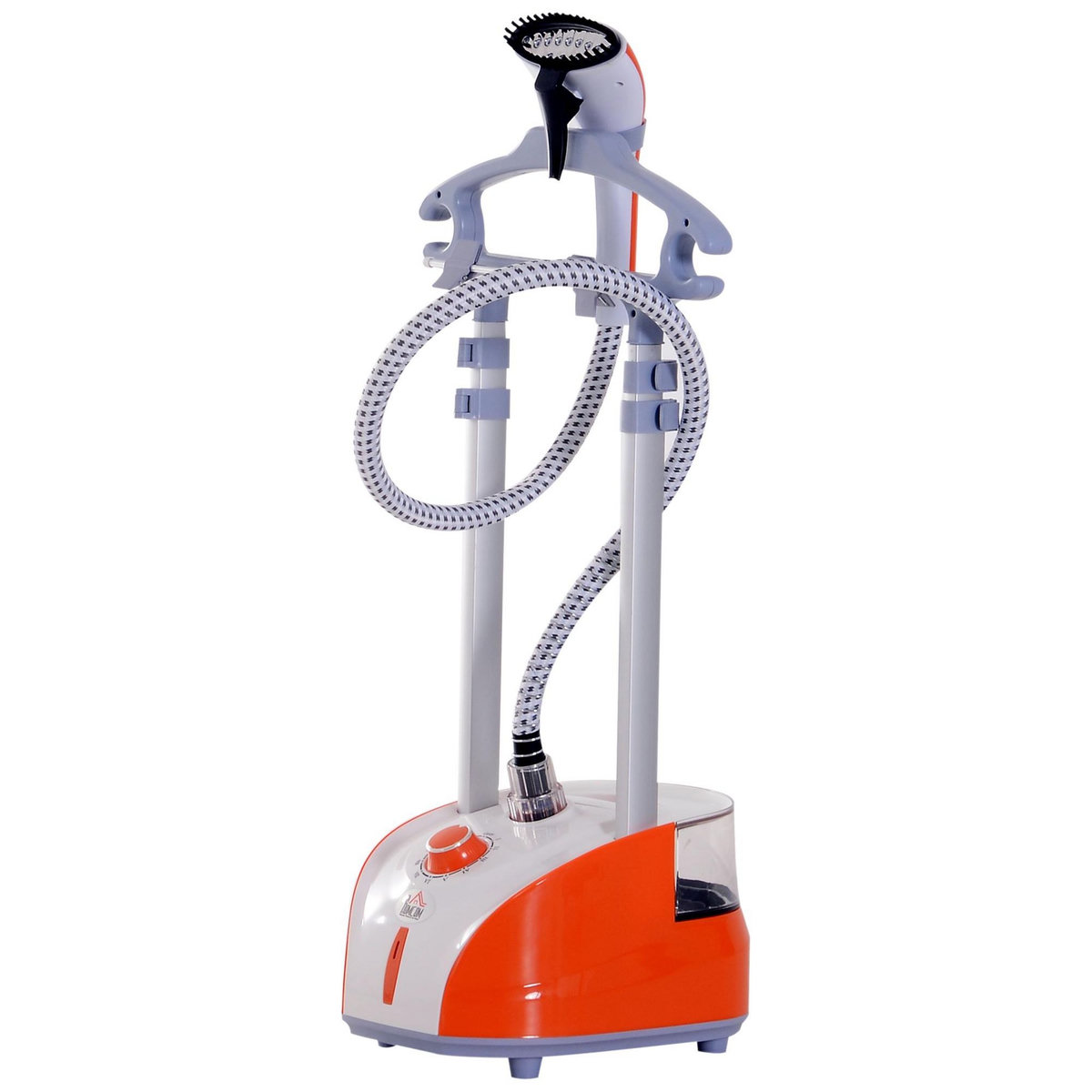 HOMCOM Défroisseur à vêtements 1950 W planche à repasser intégrée réservoir d'eau 2 L tige telescopique gant + cintre fournis