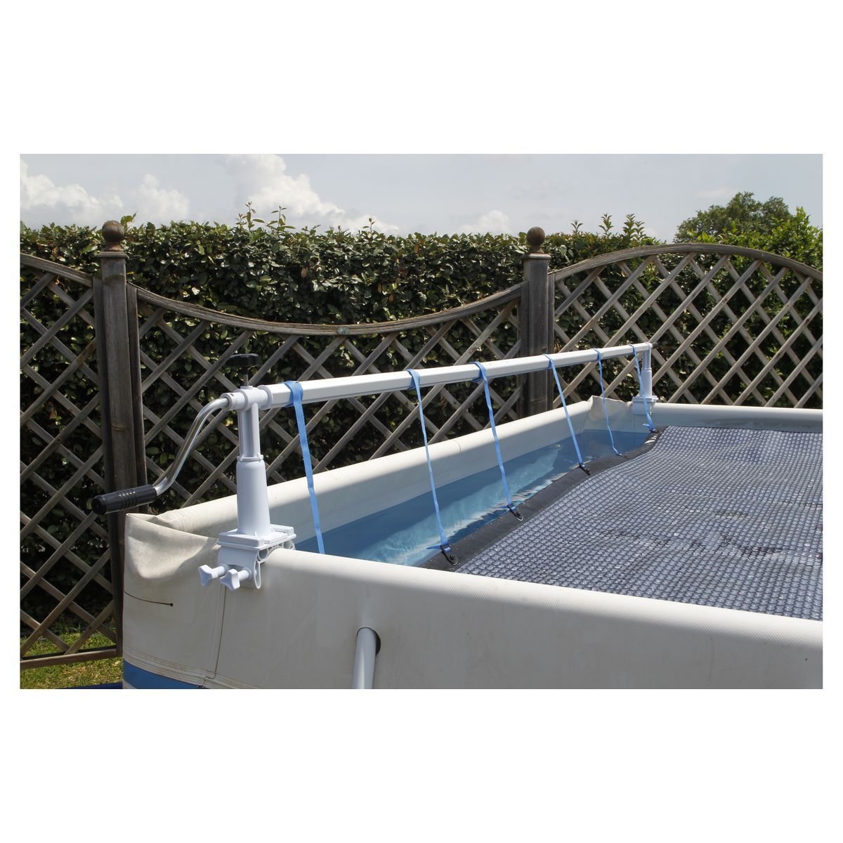 UBBINK Enrouleur bâche à bulles - Jusqu'à 5,50m - XTRA