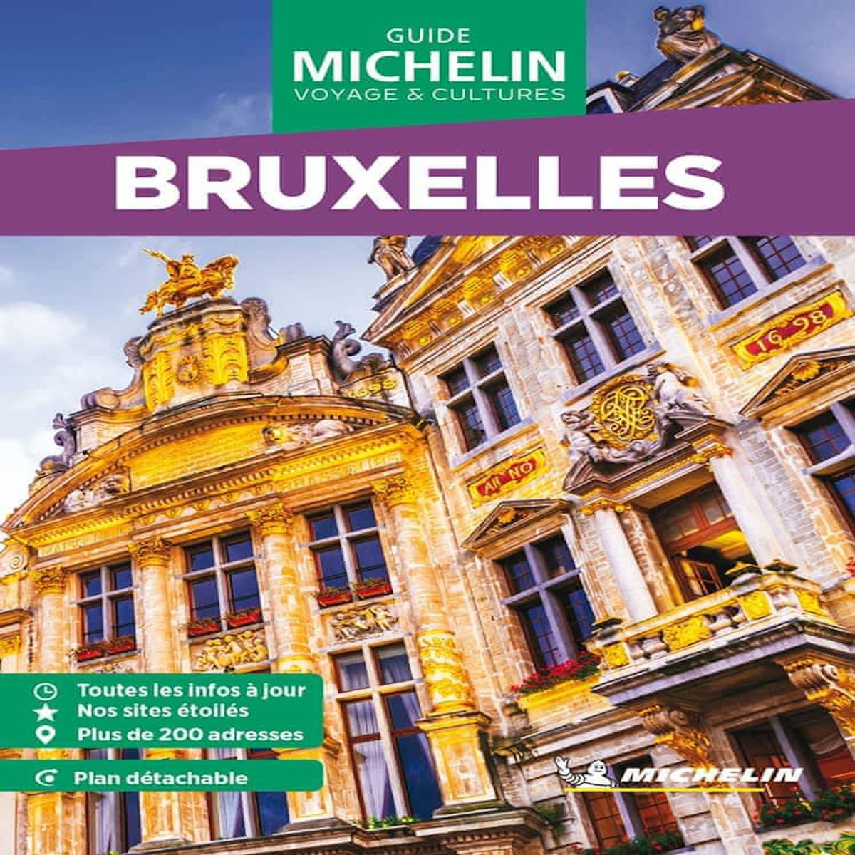 BRUXELLES. EDITION 2024. AVEC 1 PLAN DETACHABLE, Michelin