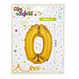 Voir la diapositive 2 : Paris Prix Ballon Gonflable Métallisé  Chiffre 0  40cm Or