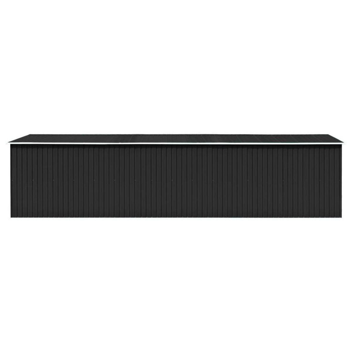VIDAXL Abri de jardin Anthracite 257x779x181 cm Acier galvanise