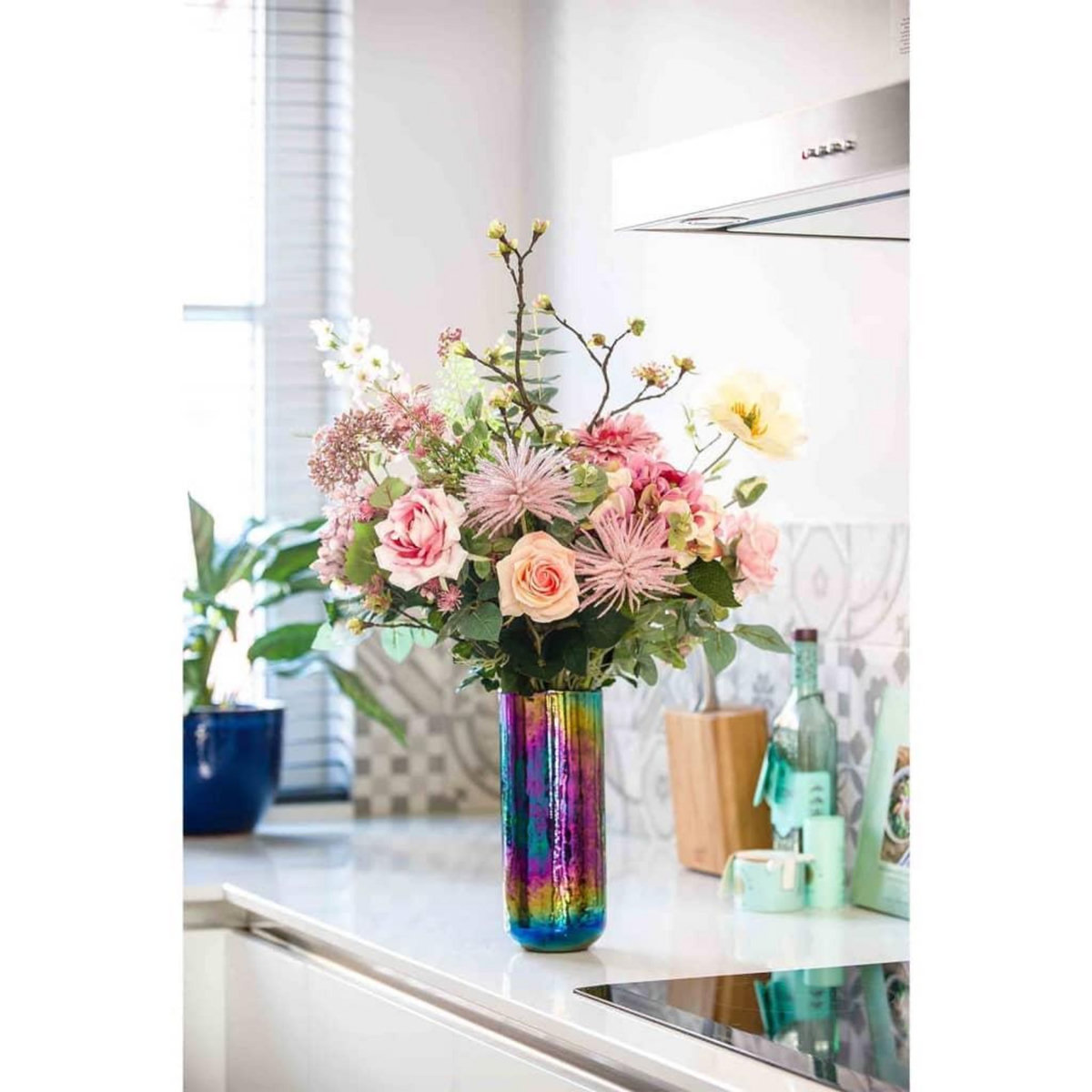 EMERALD Emerald Bouquet artificiel Mistic Summer 65 cm Multicolore